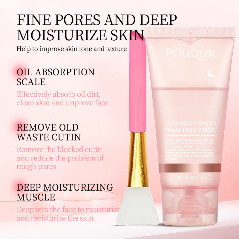 Collagen application peel-off mask