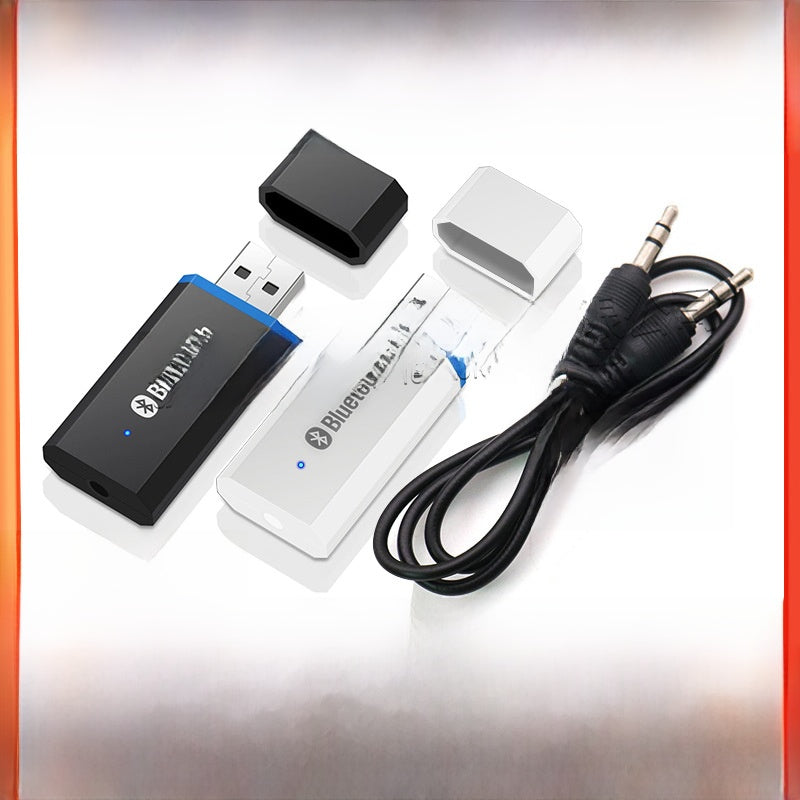 Bluetooth 5.0 Audio Receiver USB AUX Adapter