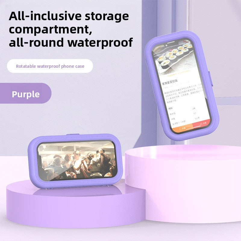 Bathroom waterproof mobile phone box