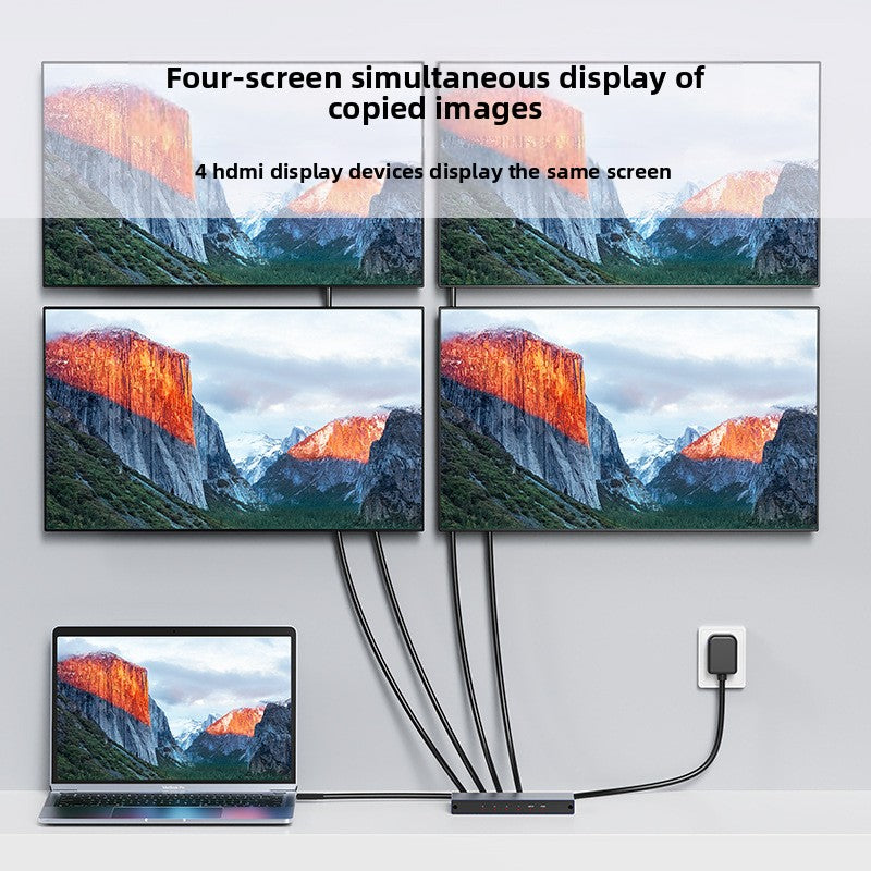 HDMI Splitter 1-in-2-out/4-out 4K