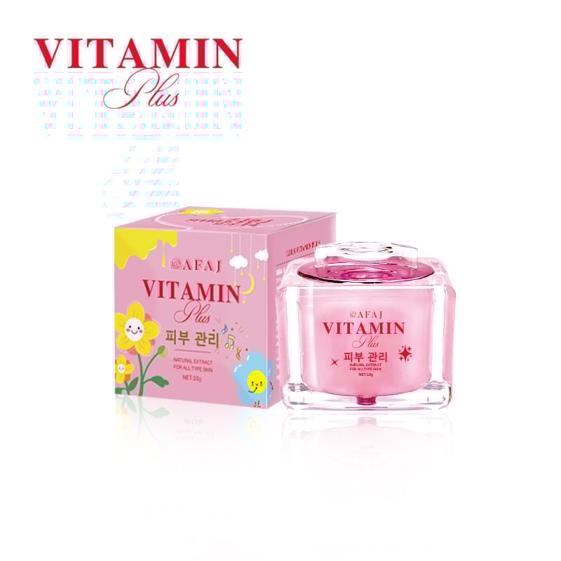 Vitamin beauty cream conceals blemishes