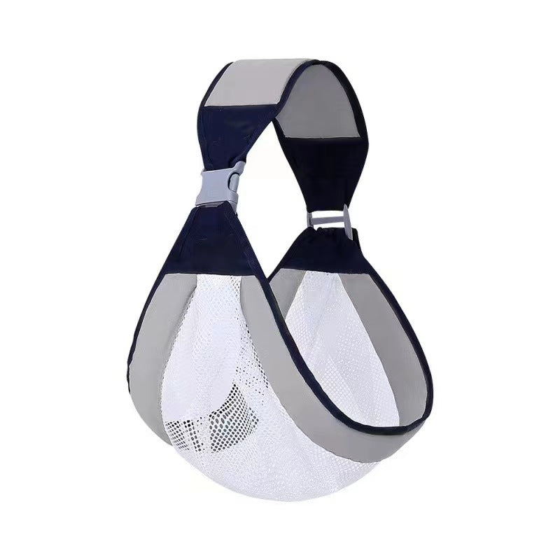 Horizontal hugging baby carrier