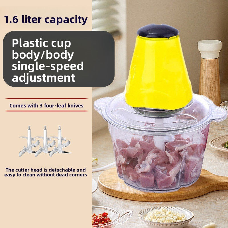 Small household stainless steel meat grinder