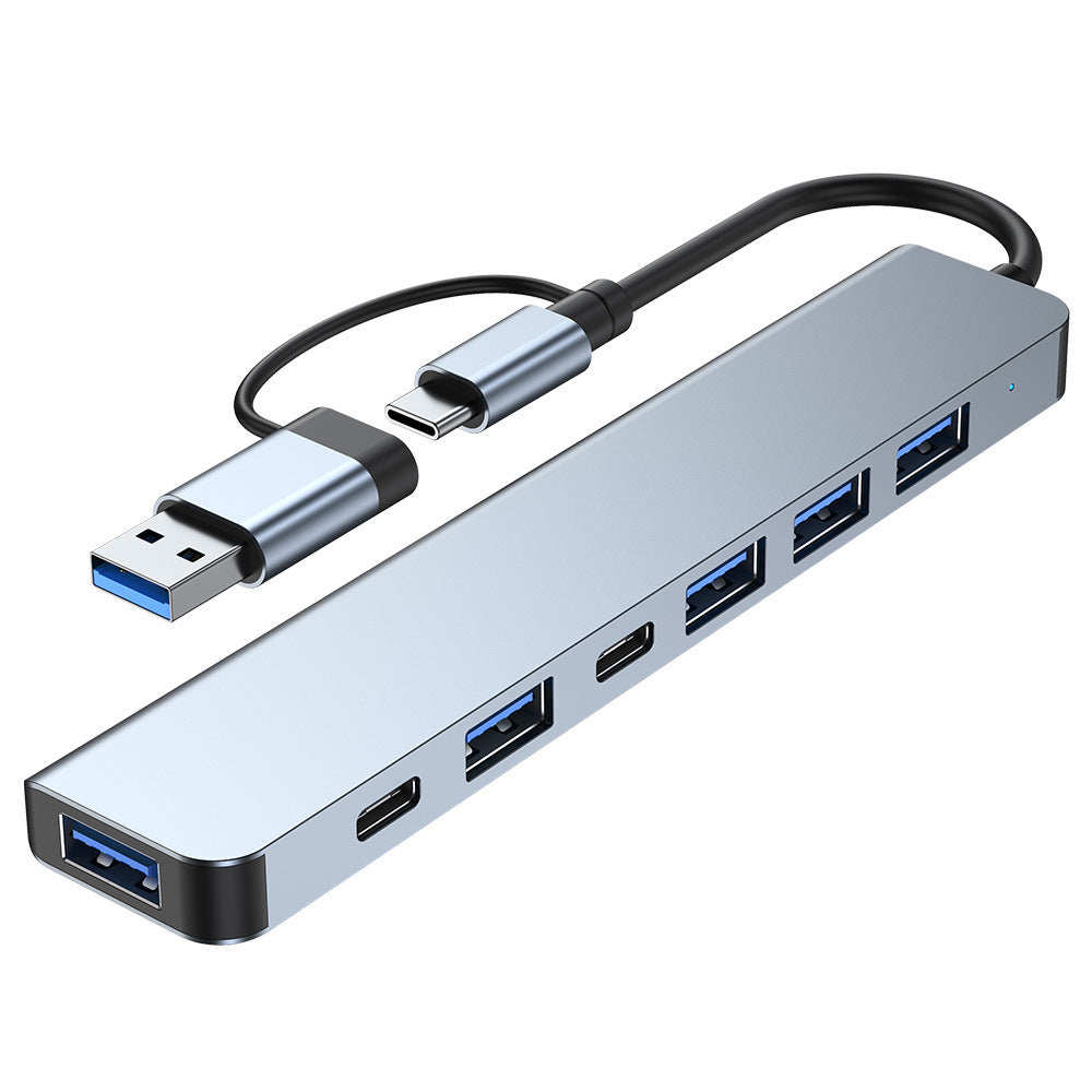 Dual-Head USB 3.0 Hub with Multiple Ports