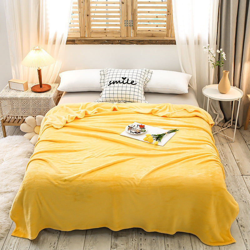 Coral Fleece Blanket Bed Sheet