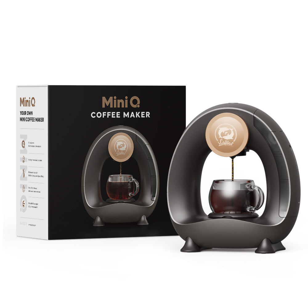 Coffee brewing mini capsule machine