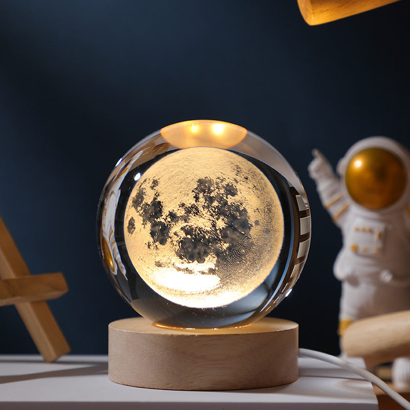 Galaxy Crystal Ball night light