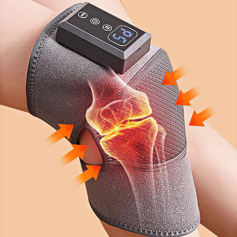 Adjustable Heating Knee Pad with Massage