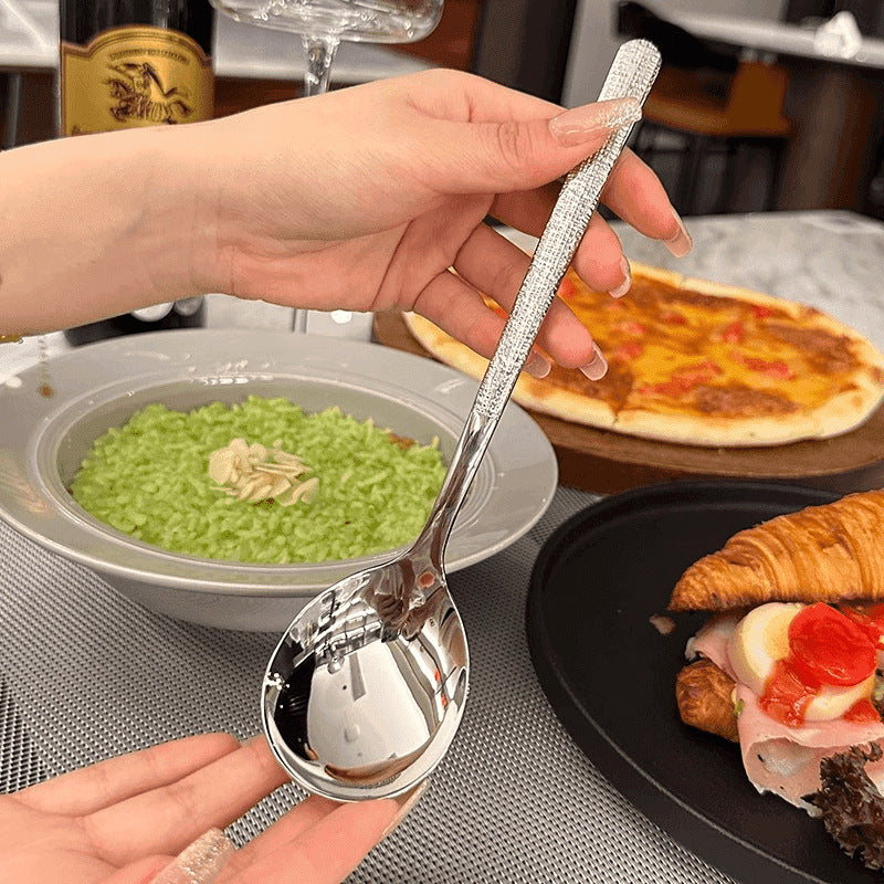 Long Handle 304 Soup Spoon