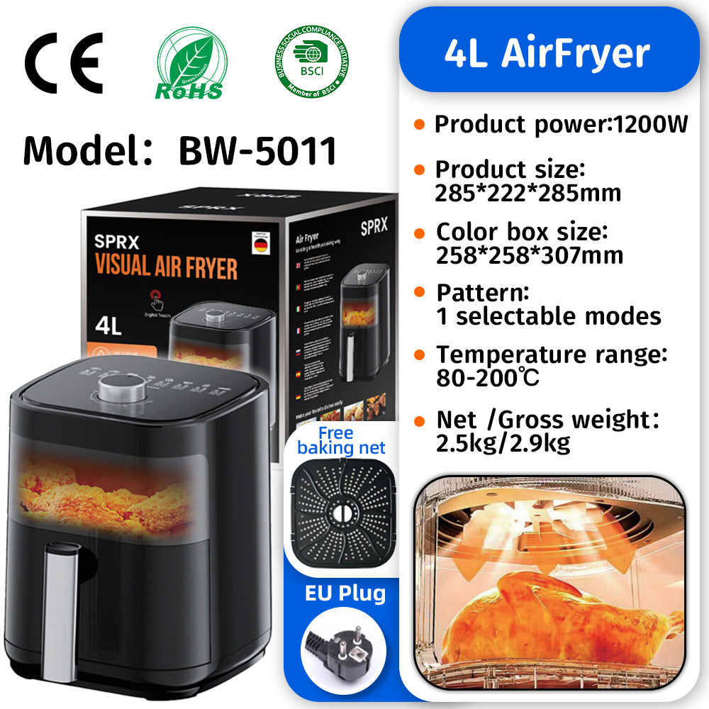 Air Fryer Household Flip-Free Airfryer
