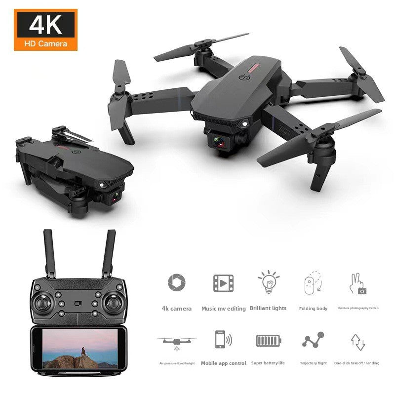 Foldable 4K HD Drone with Remote Control