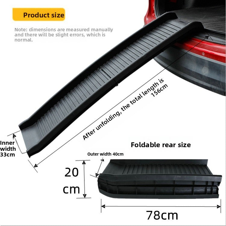Folding pet staircase