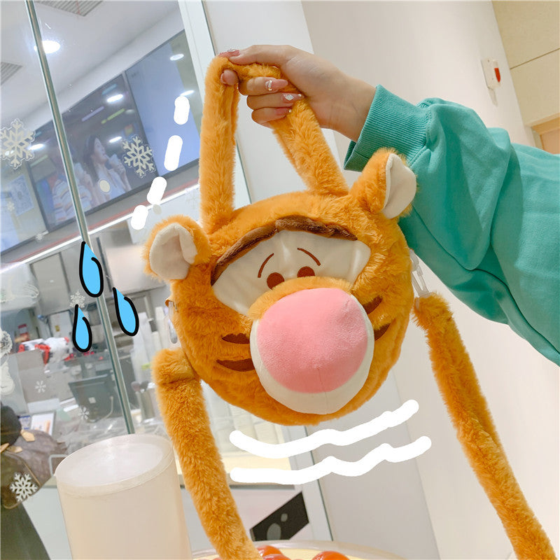 Cartoon Cute Bag Girl Plush Handheld Shoulder Bag