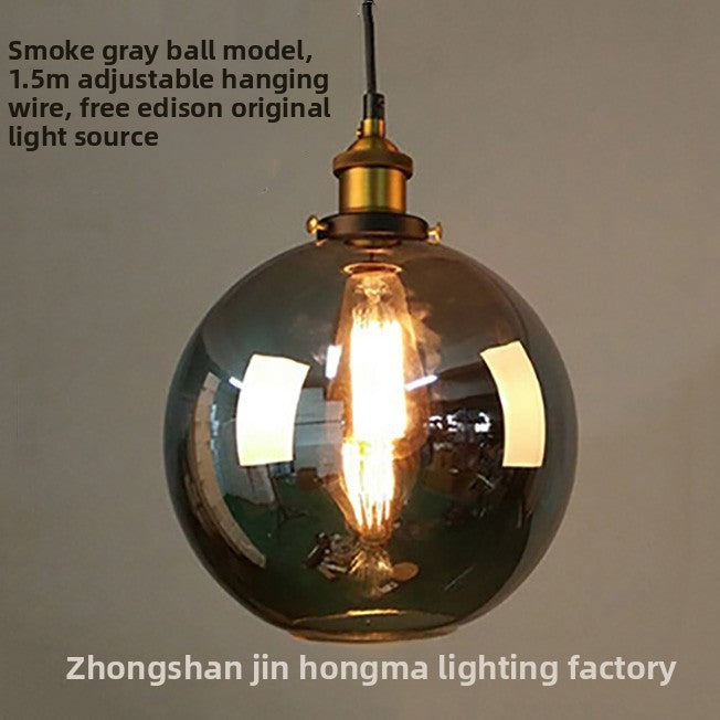Creative retro glass chandelier