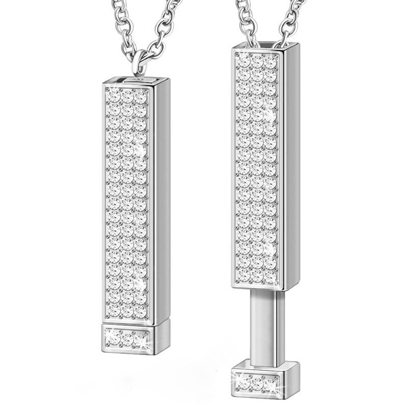 Copper-Plated Diamond Necklace