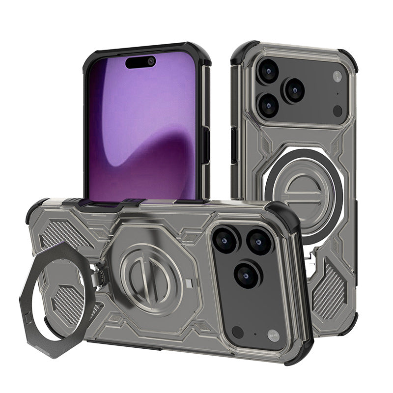Magnetic Transparent Airbag Shockproof Phone Case