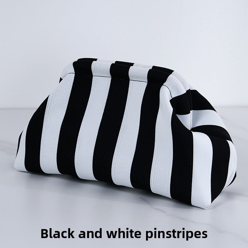 Ladies' striped beach bag