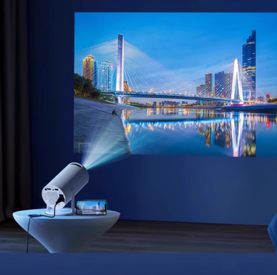 Smart camping small mobile phone projector