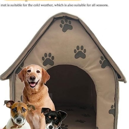 Foldable dog pet nest