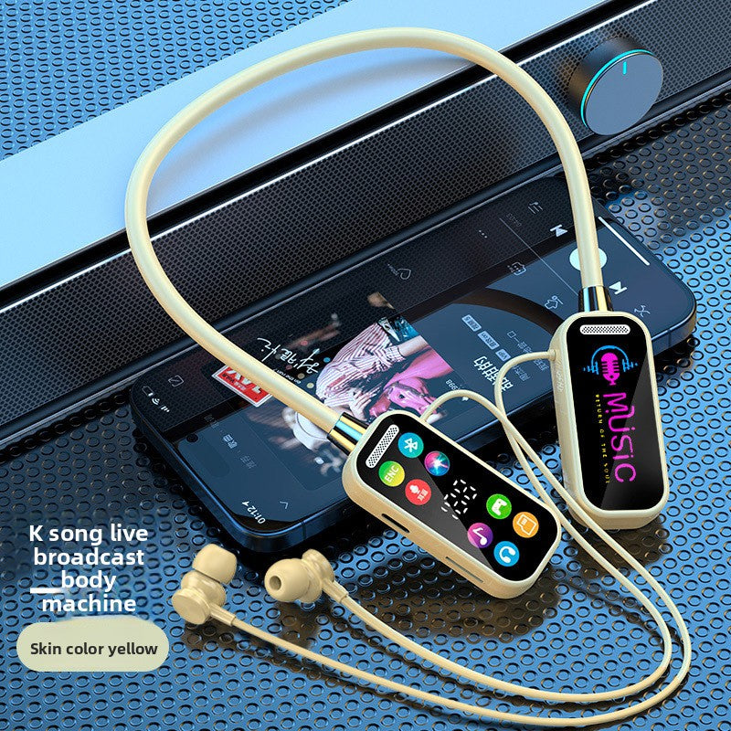 Wireless Bluetooth Headset with Color Screen