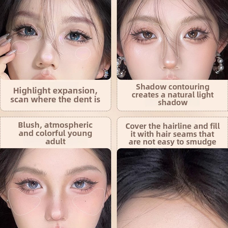 Four-color high-gloss contouring integrated comprehensive panel