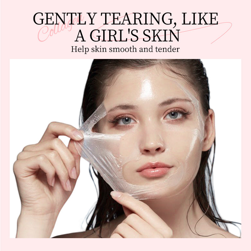 Collagen application peel-off mask