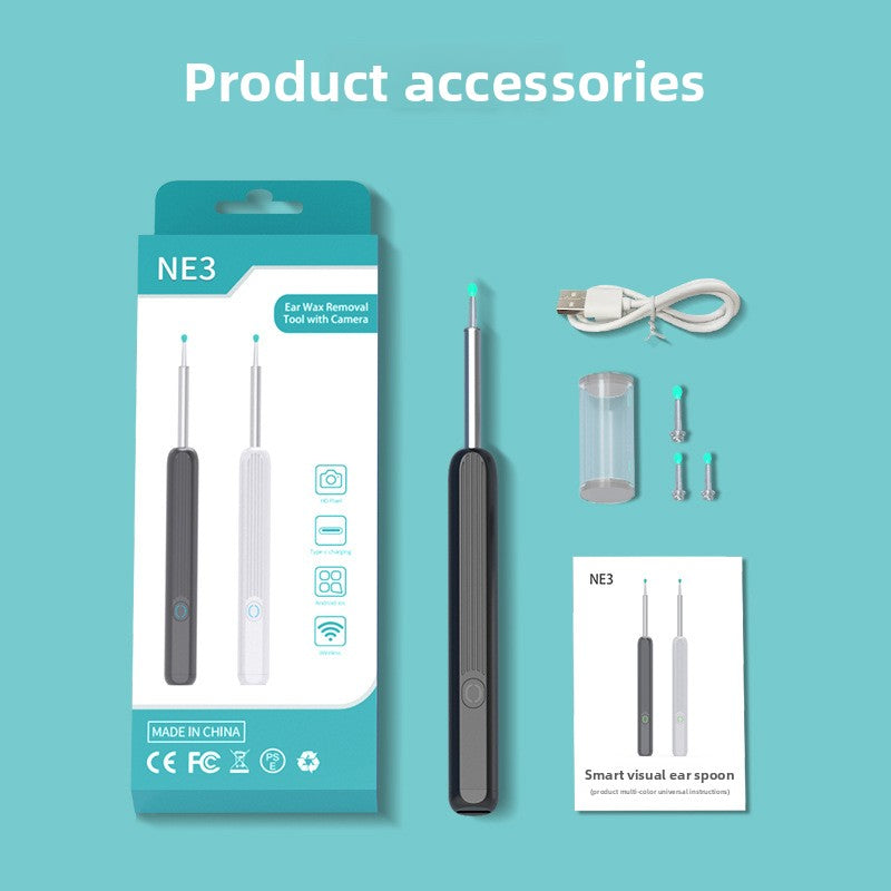 Wireless Visual Ear Cleaning Scoop with WIFI and Light