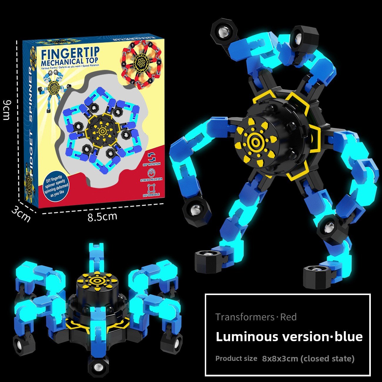 Flexible and Luminescent Gyroscope