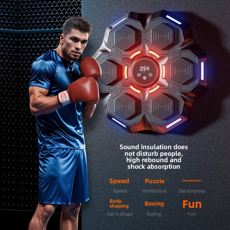 Bluetooth music boxing trainer