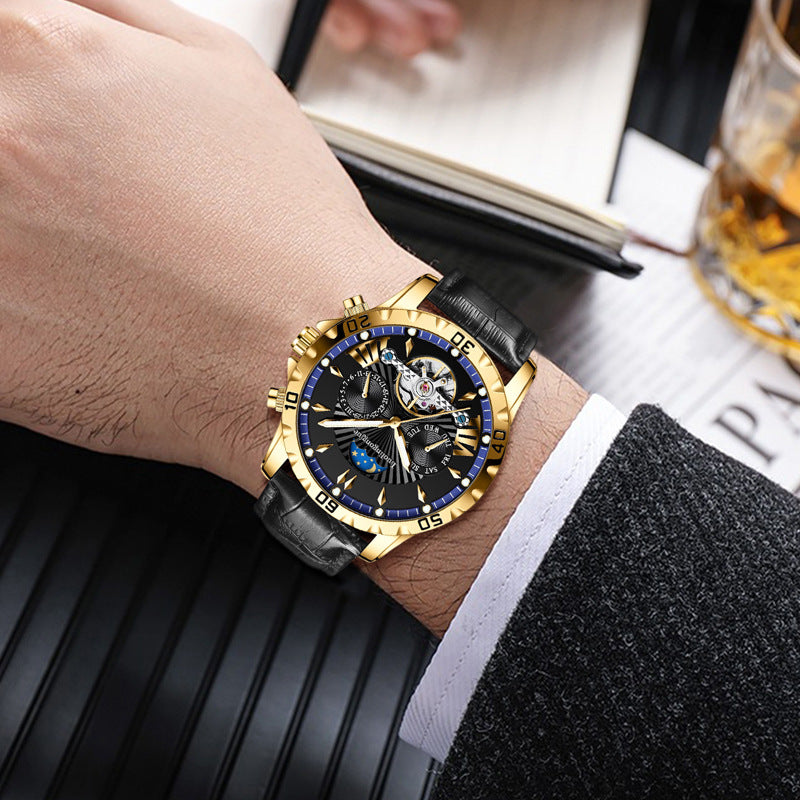 Duke of Lorraine Automatic Mechanical Watch with Moon Phase