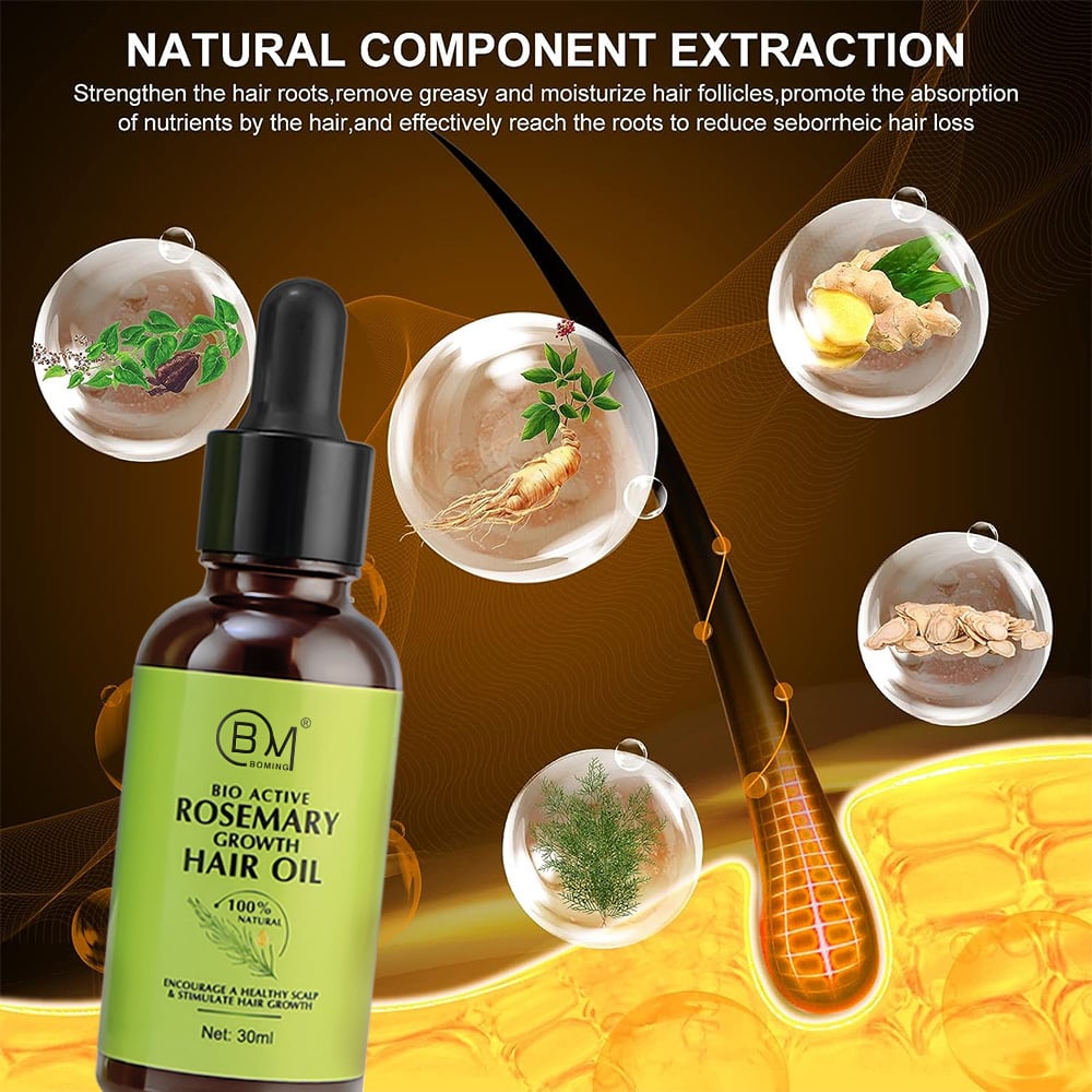 Customized Nourishes Hair Roots and Smoothes Hair Care Essential Oil