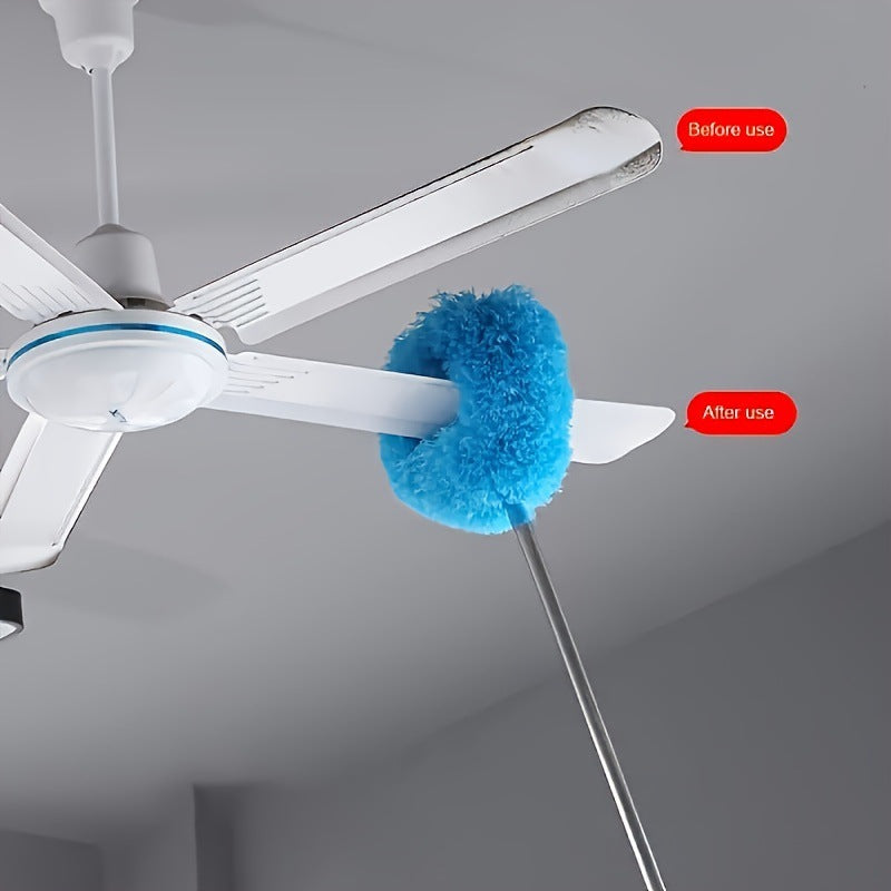 Extensible cleaning brush for thorough cleaning