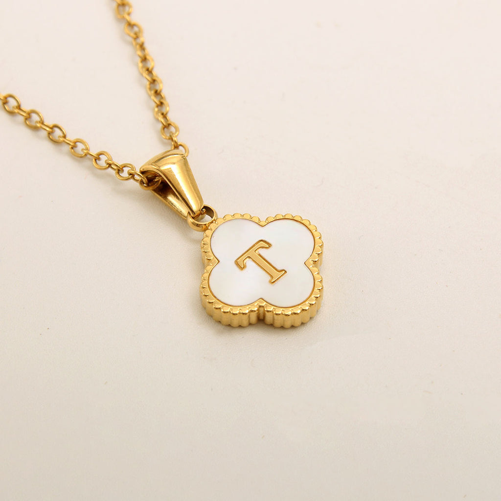 Gold-Plated Letter Necklace
