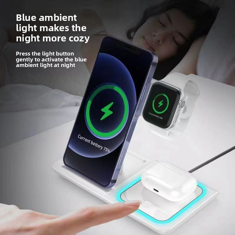 Foldable Triple Coil Wireless Charger