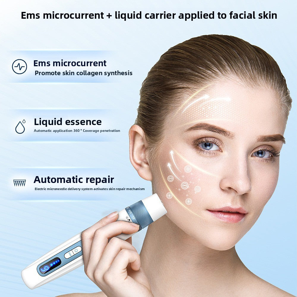 Electric microneedle pen