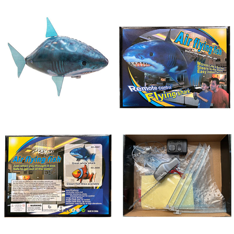 Inflatable shark clownfish