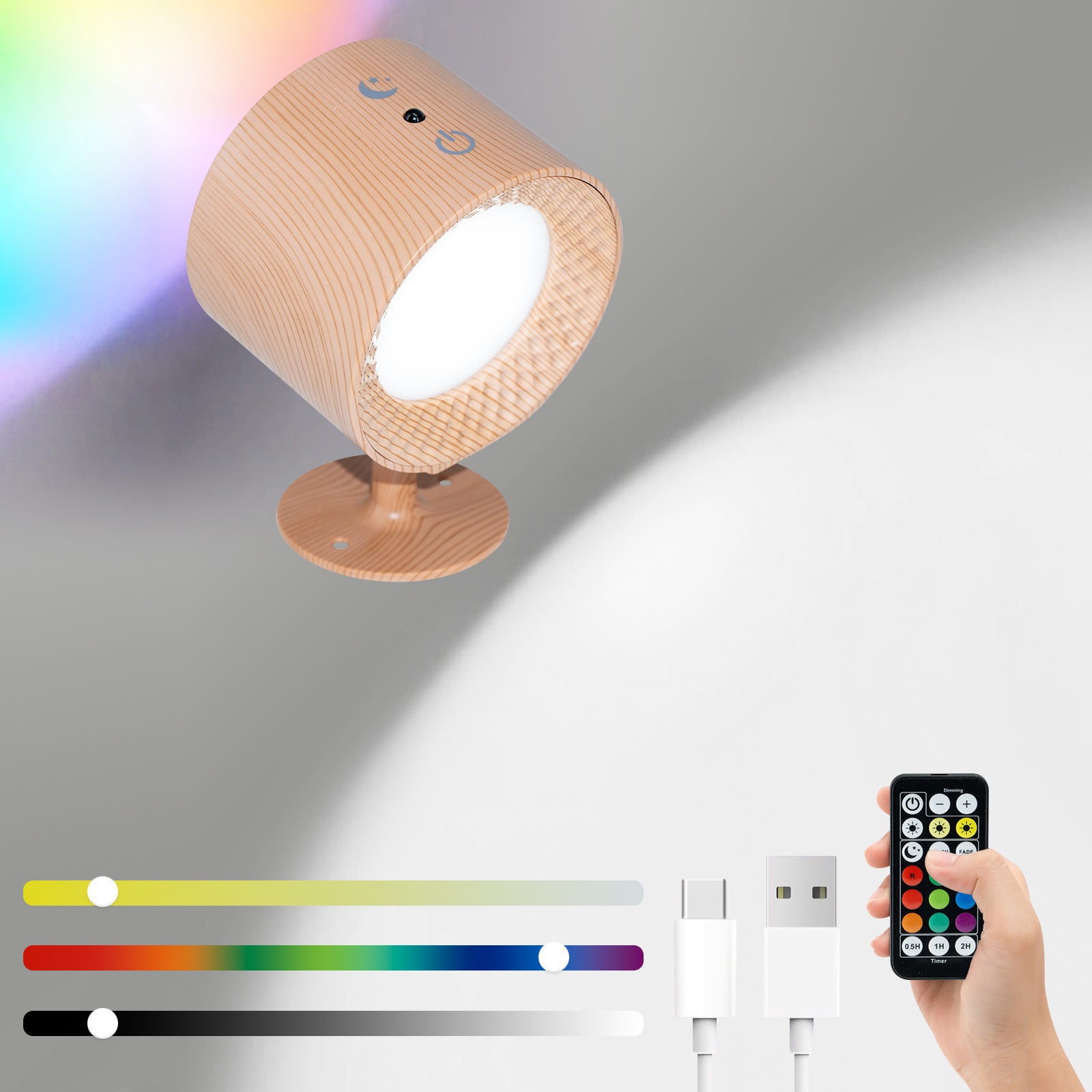 Smart magnetic wall lamp