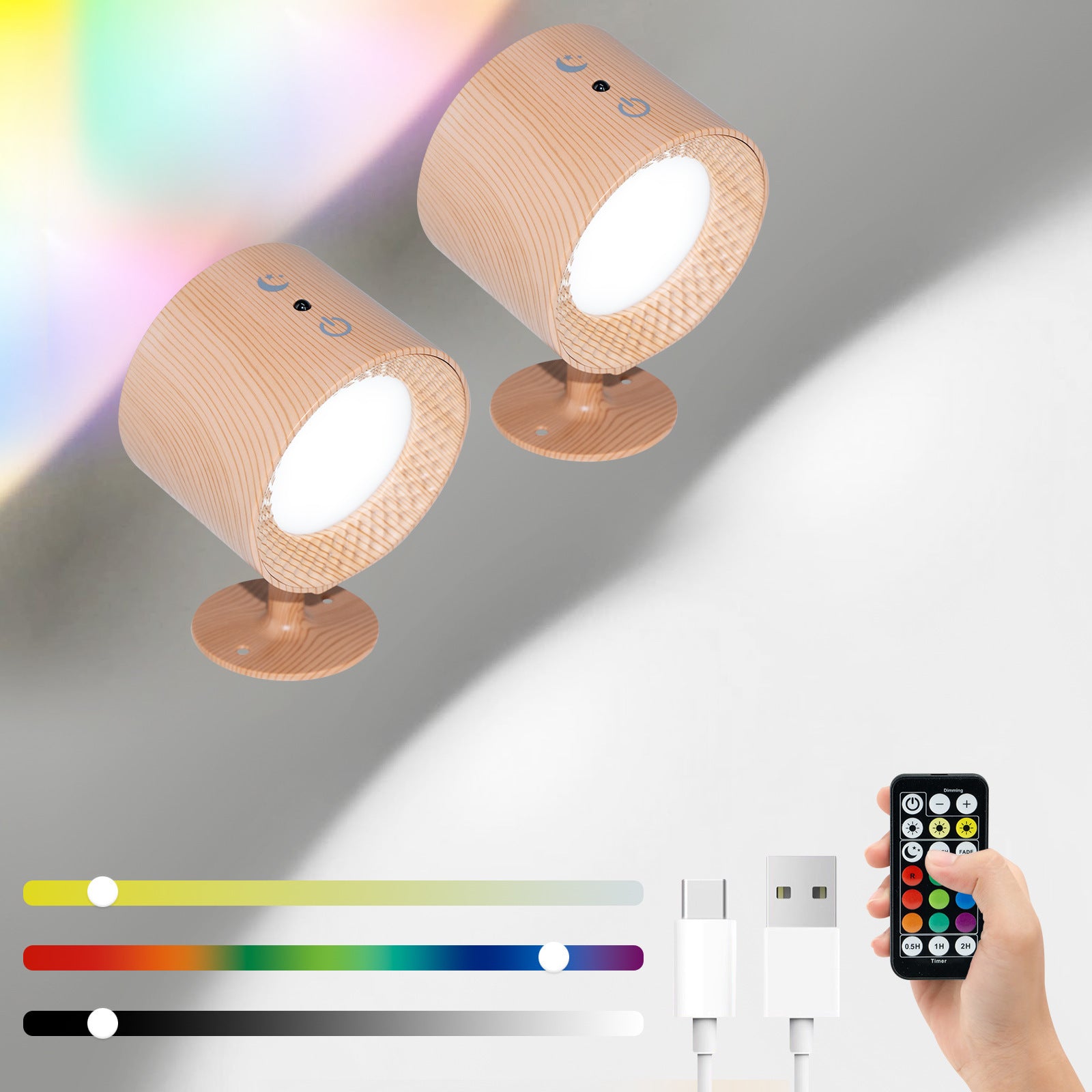 Smart magnetic wall lamp