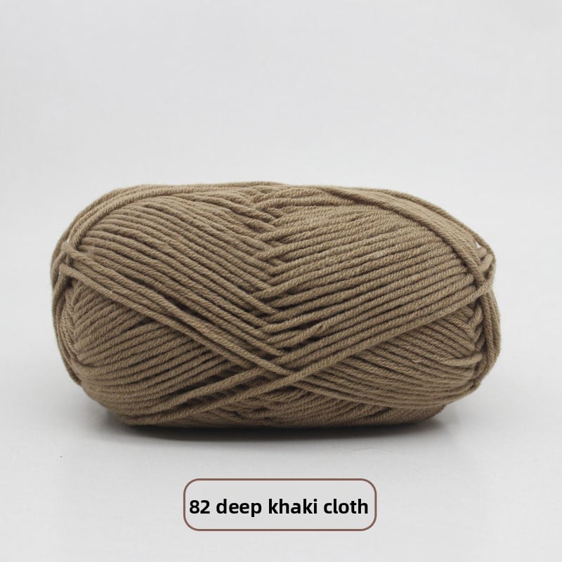 Five-Strand Milk Cotton Yarn for Knitting and DIY Crafts