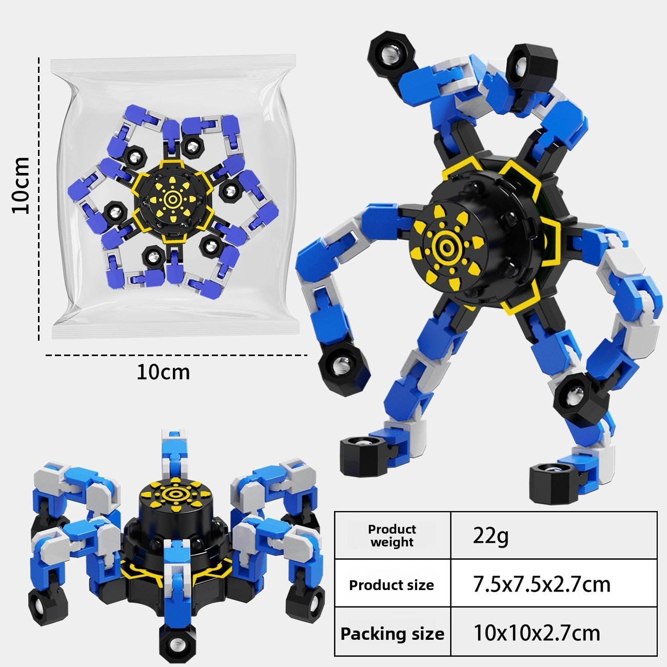 Flexible and Luminescent Gyroscope