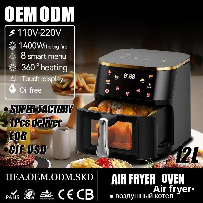 Large-capacity air fryer