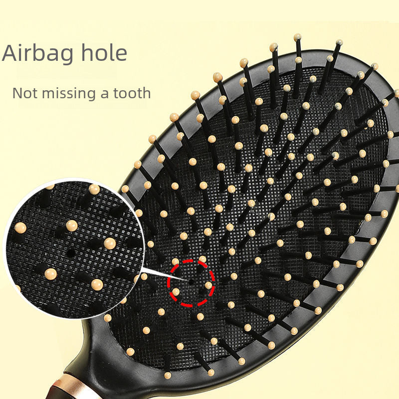 Household curly hair comb men's and women's air cushion airbag massage comb ribs comb inner buckle styling hair cylinder roll comb
