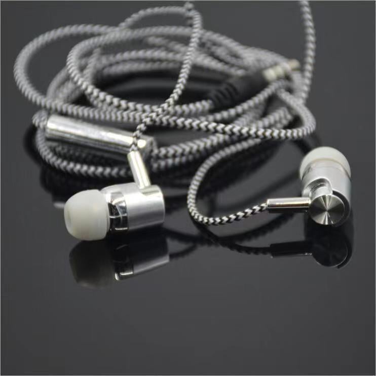 Durable braided wiring karaoke with microphone earphones in-ear for oppovivo Xiaomi Huawei mobile phone subwoofer