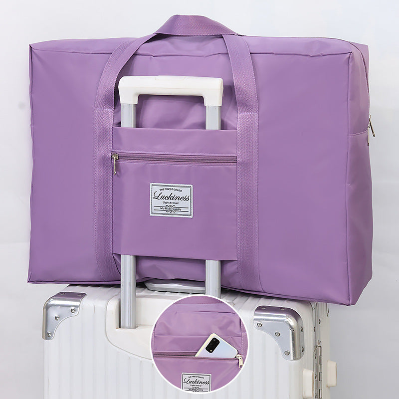 Large Capacity Waterproof Storage Bag Travel Duffle Tote for Quilt and Luggage