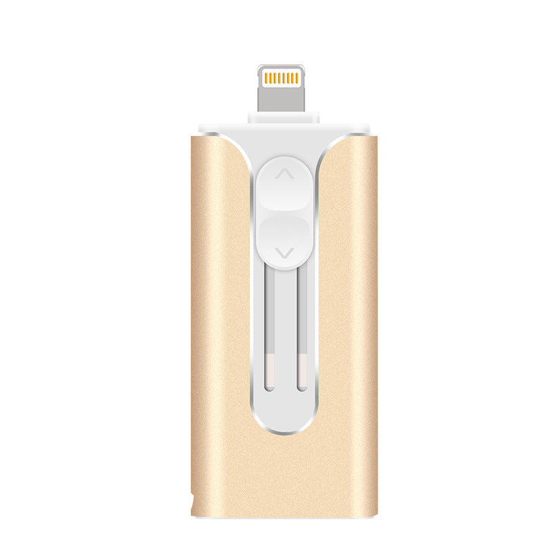 metal three-in-one mobile phone U disk 1tb for Apple Android computer lettering 256g USB gift customization