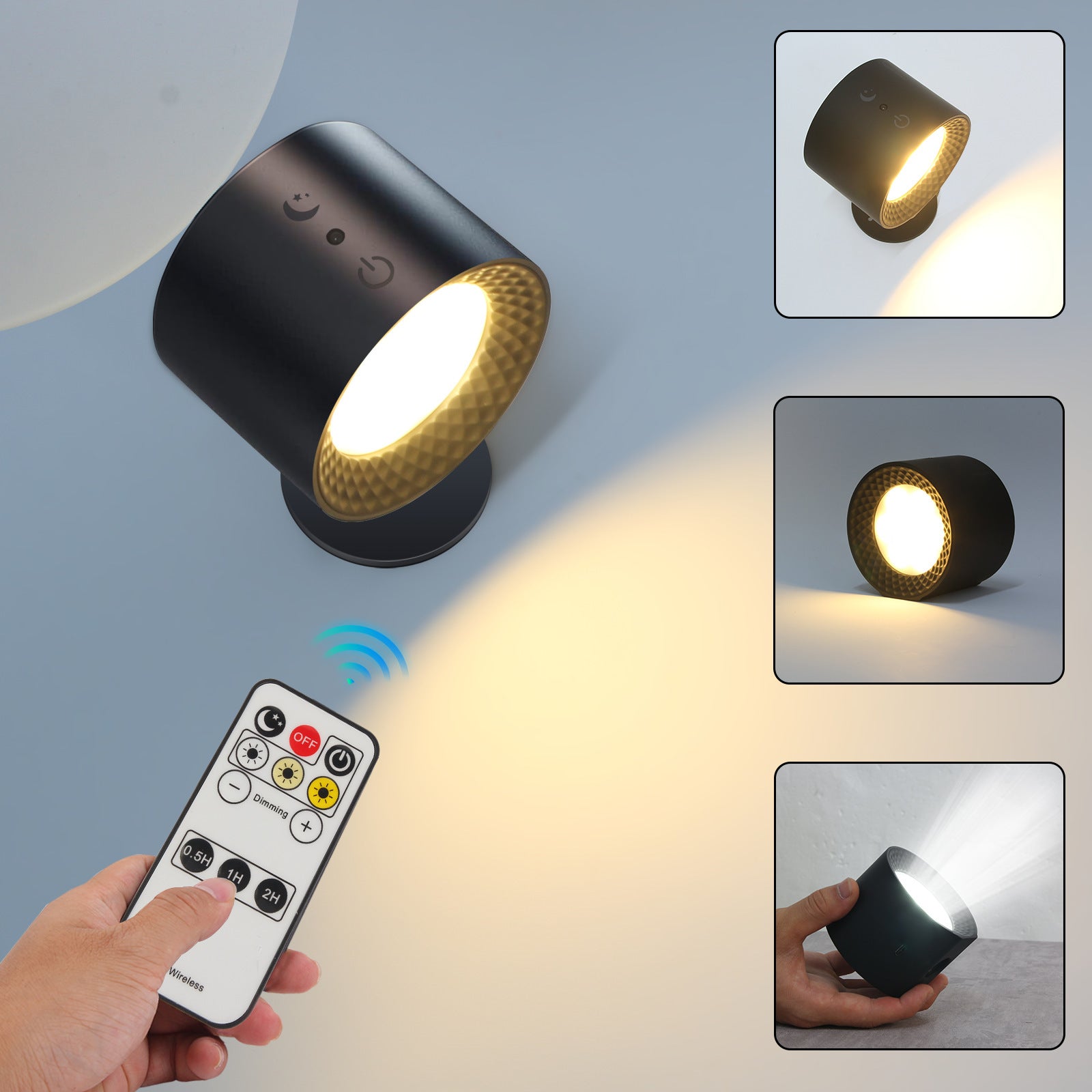 Smart magnetic wall lamp