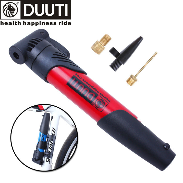 Mini hand pump for mountain bikes