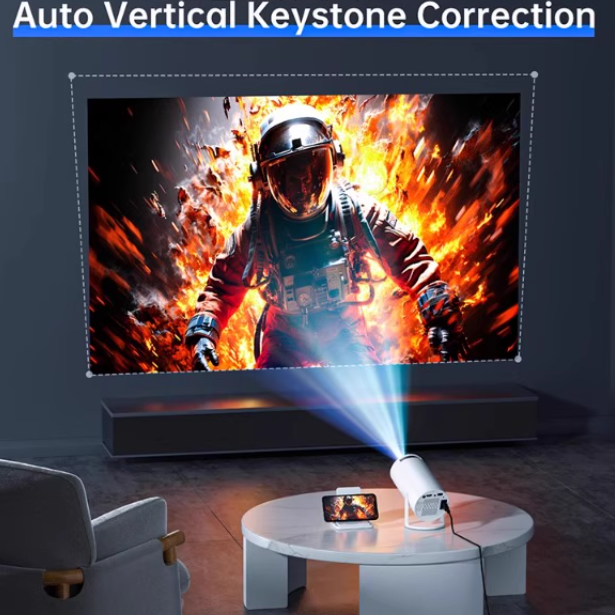 Smart camping small mobile phone projector