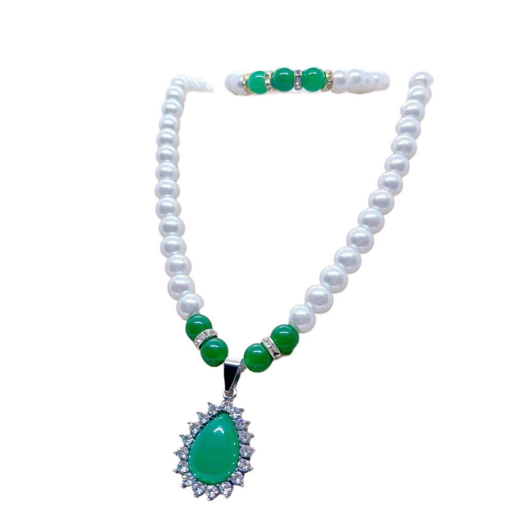 imitation pearl necklace