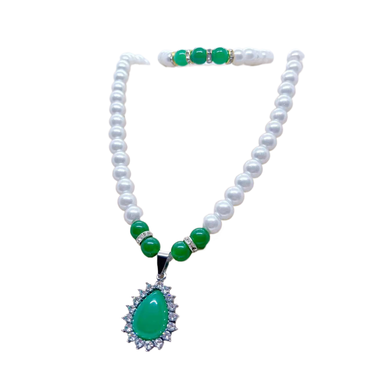 imitation pearl necklace